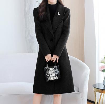 купить Шерстяное пальто средней длины