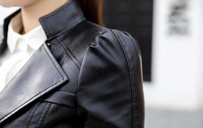 фото 2 Корейская куртка из искусственной кожи