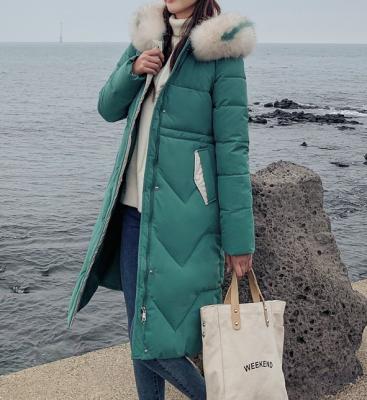 купить Зимняя куртка с меховым воротником