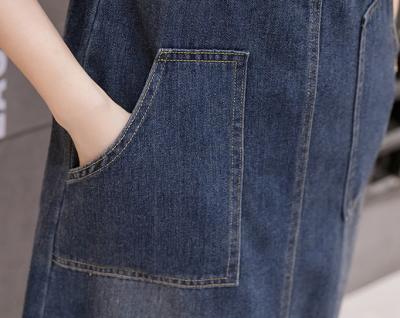 фото 3 Джинсовый сарафан с v-образным вырезом