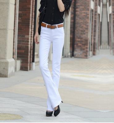 фото 9 Брюки джинсовые расклешённые цветные