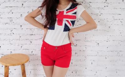 купить Шорты джинсовые цветные