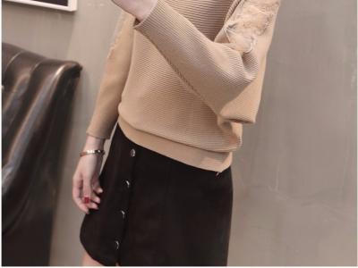 фото 3 Пуловер с кружевной вышивкой