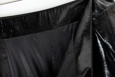 фото 4 Юбка из лакированной кожи