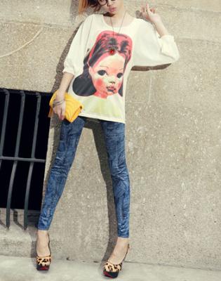 купить Леггинсы с имитацией варёнки