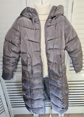 купить Длинная зимняя куртка с капюшоном